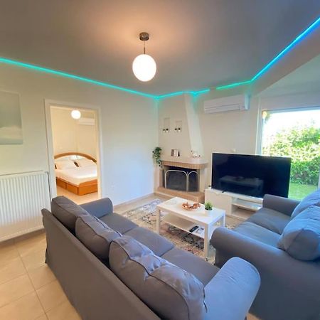 Cozy 2 Room Apartment With Garden Near Athens Air-Port アルテミダ エクステリア 写真